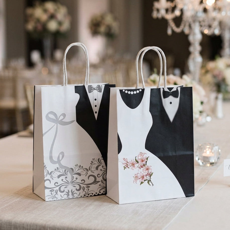 Bride & Groom Favour Bags