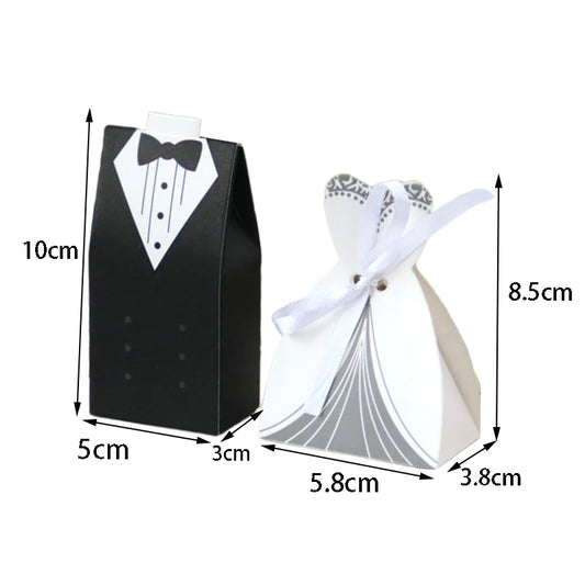 Bride & Groom Wedding Favour Boxes