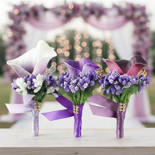 Calla Lily Buttonholes