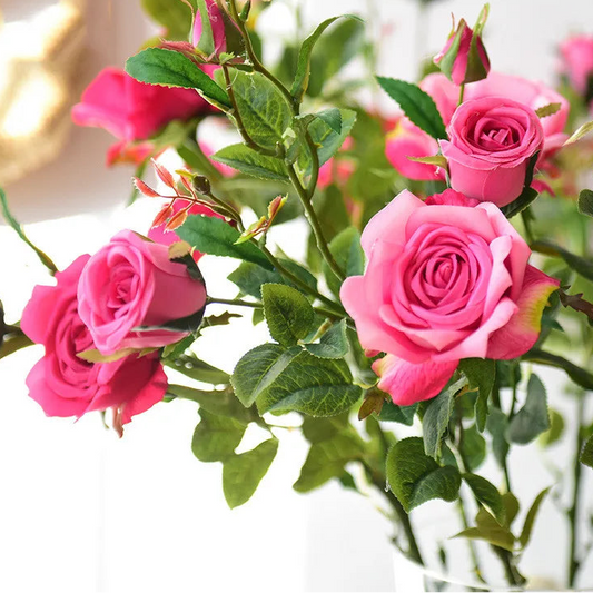Rose Artificial Flowers (Various Colours)