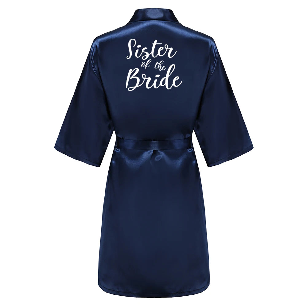 Navy Blue Bridal Party Robes