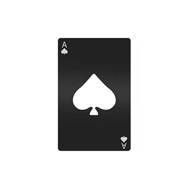 10 'Ace of Spades' Bottle Opener Wedding Favours