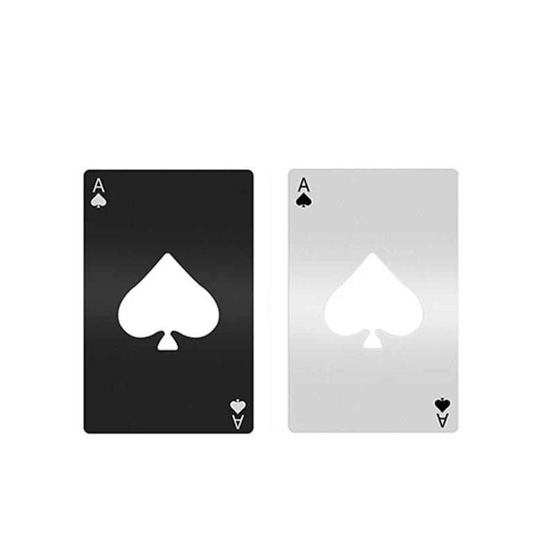 10 'Ace of Spades' Bottle Opener Wedding Favours