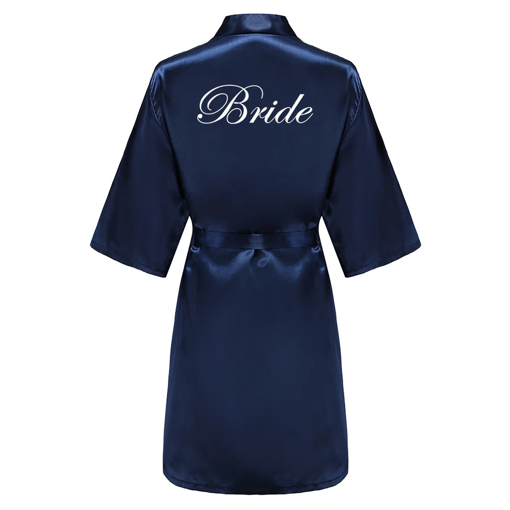 Navy Blue Bridal Party Robes
