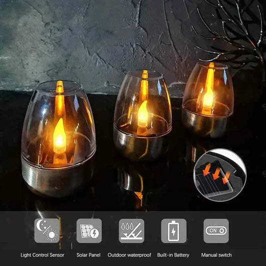 LED Solar Candle Lights