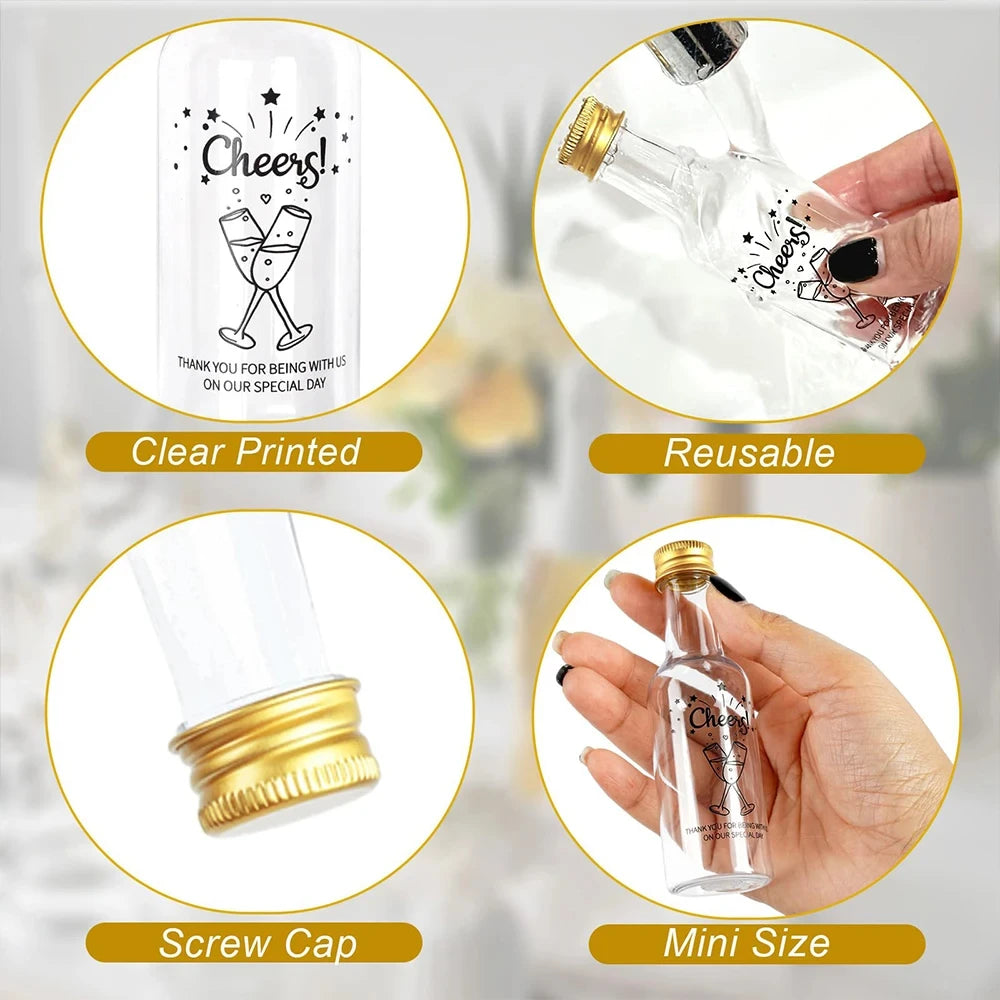 50 Mini Bottles – Wedding Favour Gift Set