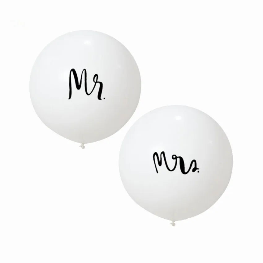 Giant Mr & Mrs Balloons