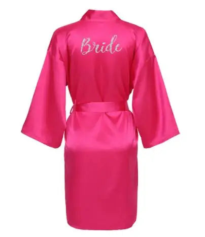Hot Pink Bridal Party Robes