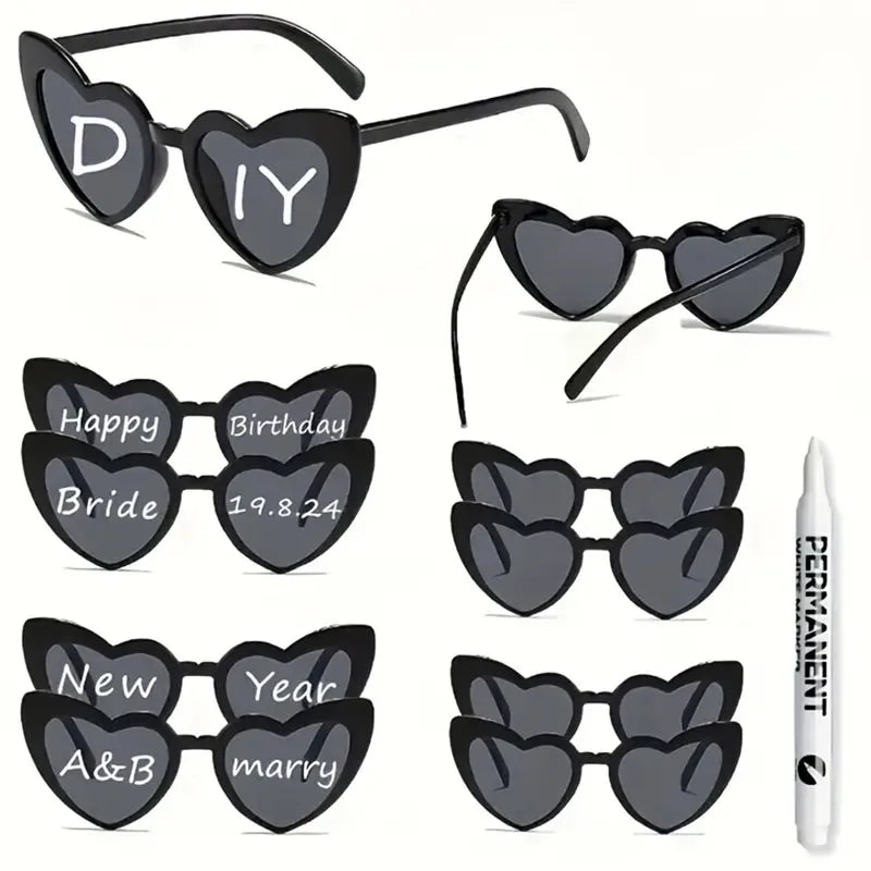 DIY Personalise Sunglasses Wedding Favours