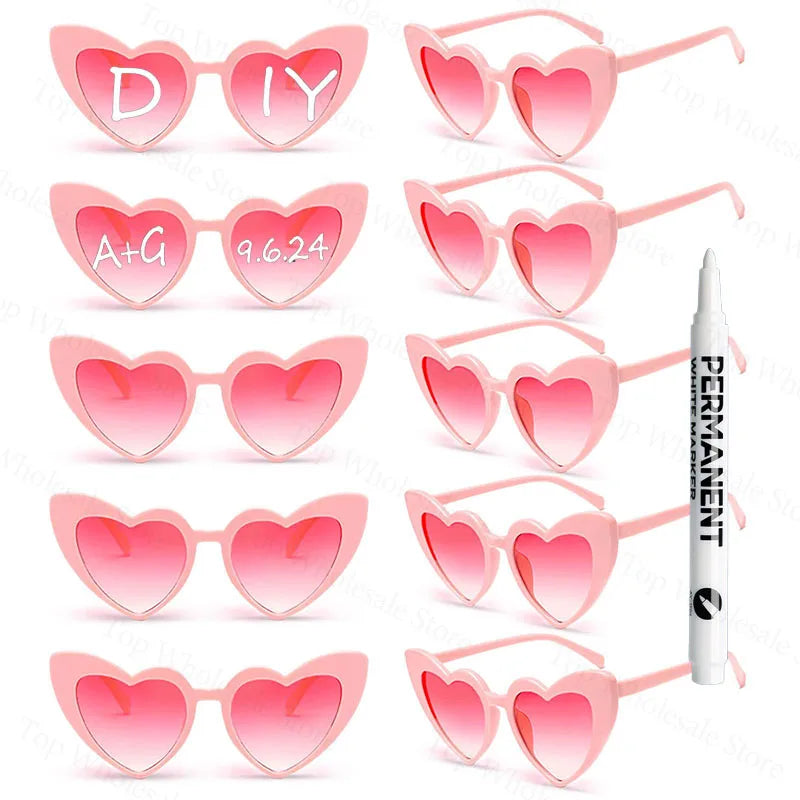 DIY Personalise Sunglasses Wedding Favours