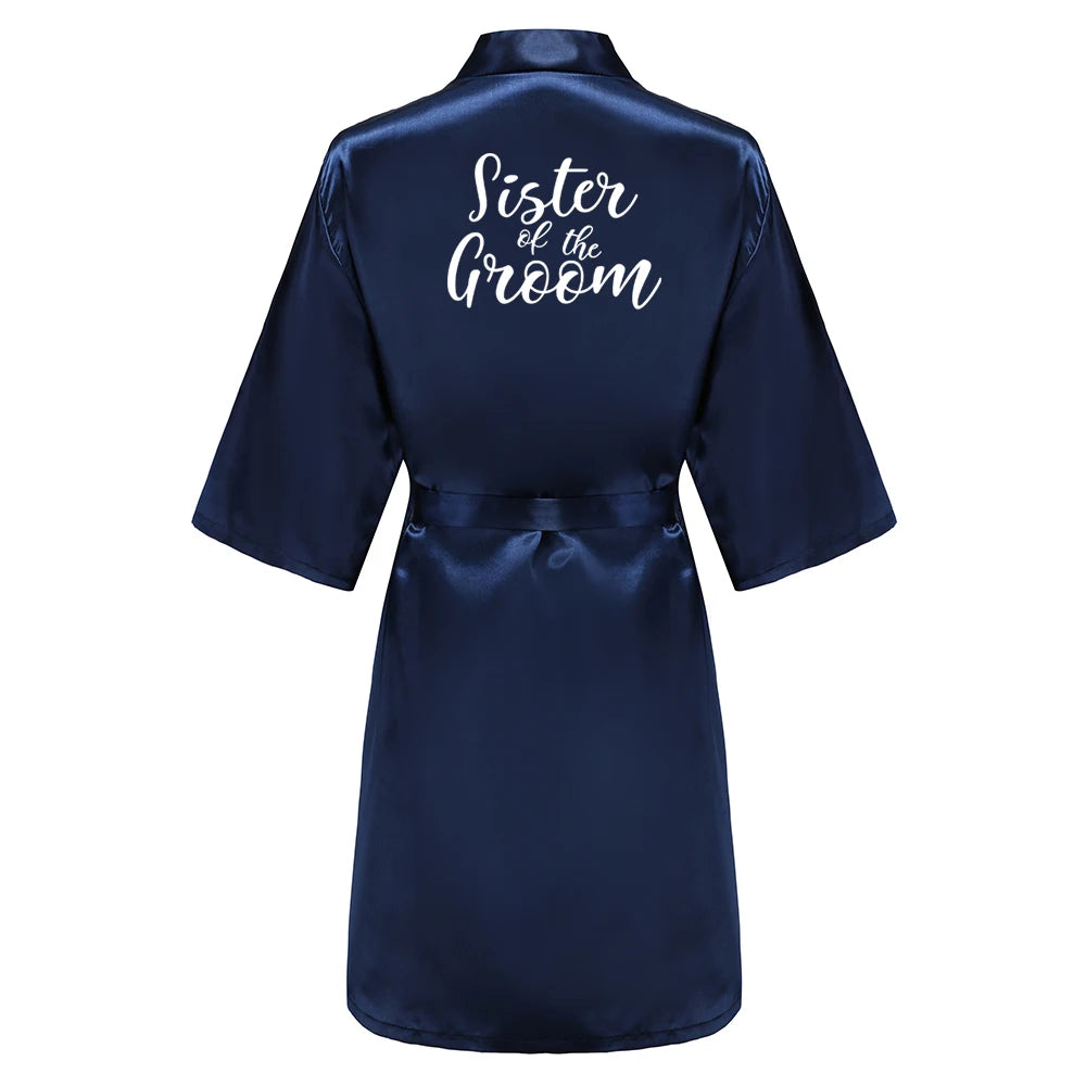 Navy Blue Bridal Party Robes