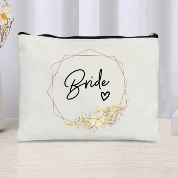 Bride & Team Bride Makeup Bags