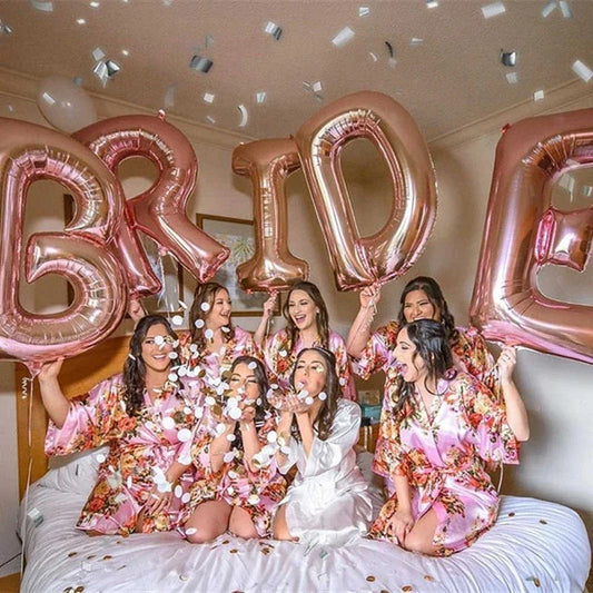 Large BRIDE Foil Balloons