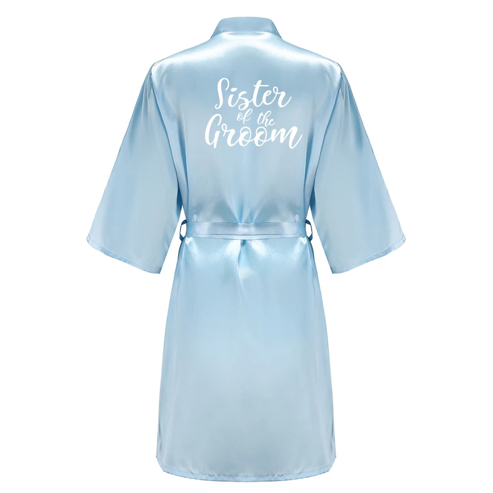 Light Blue Bridal Party Robes