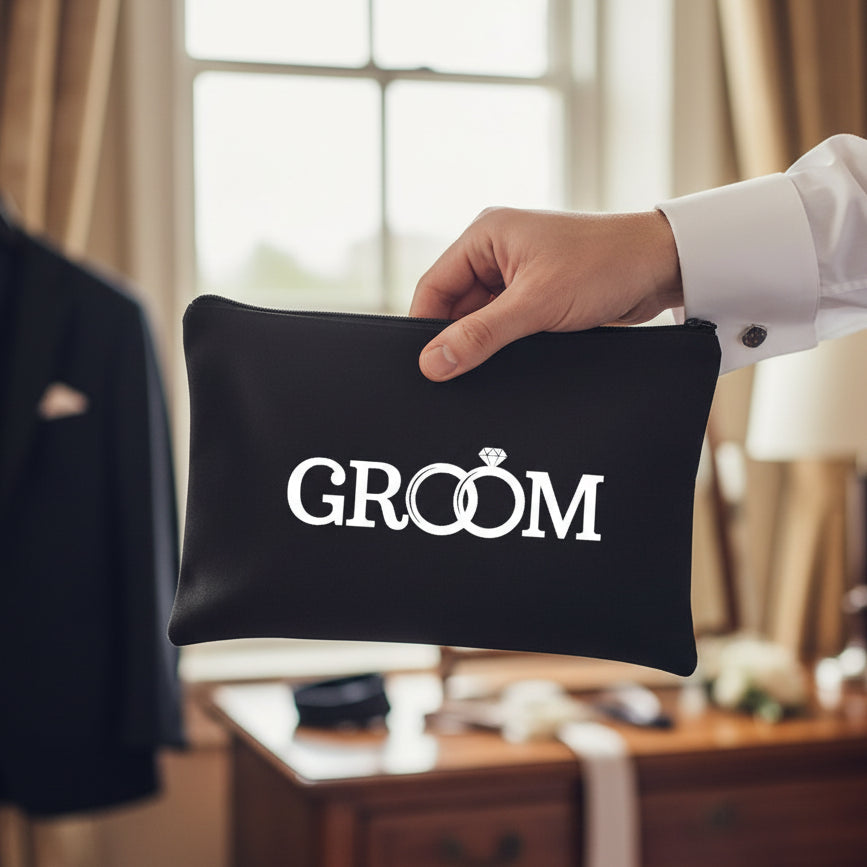 Bride & Groom Cosmetic Bag