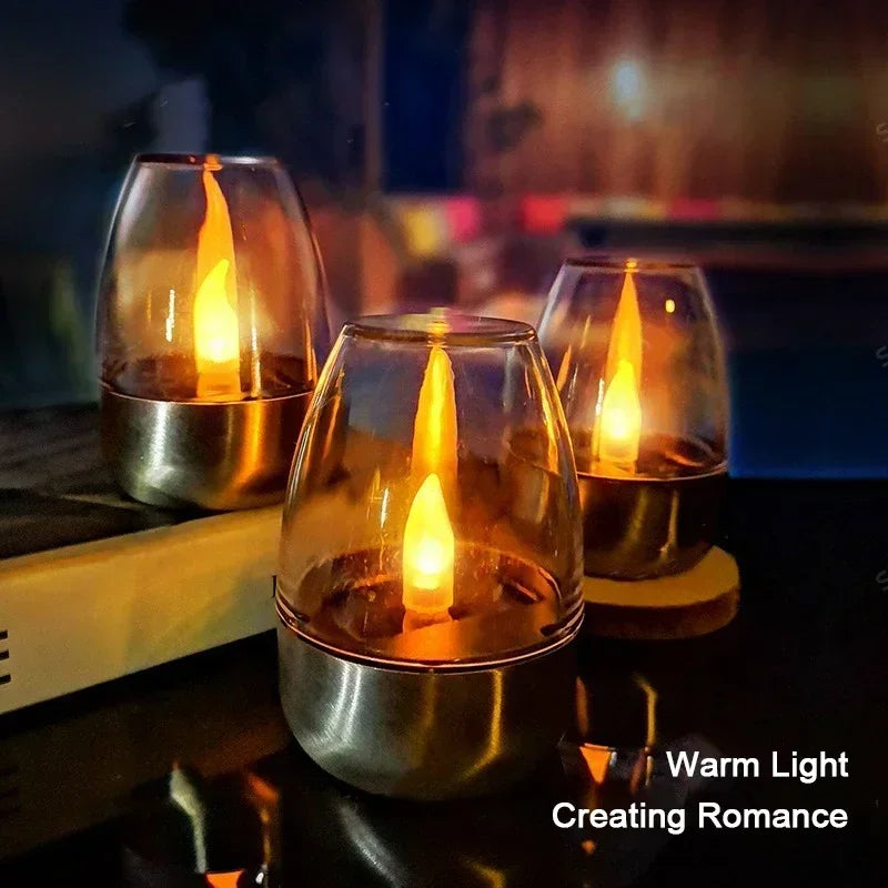 LED Solar Candle Lights