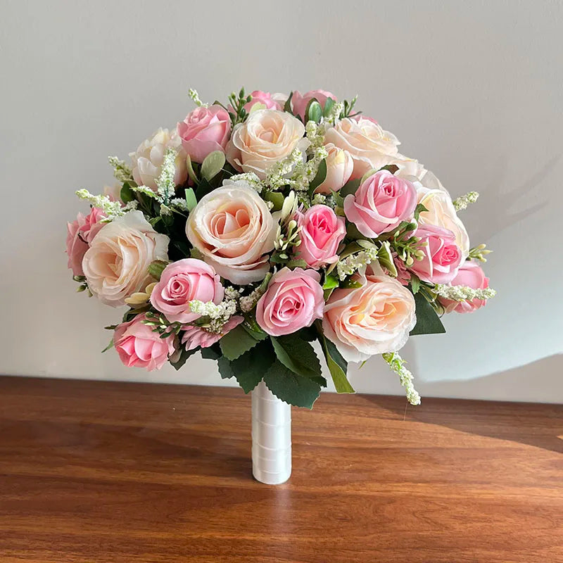 Pink & Champagne Wedding Bouquet