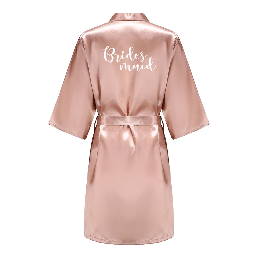 Rose Gold Bridal Party Robes