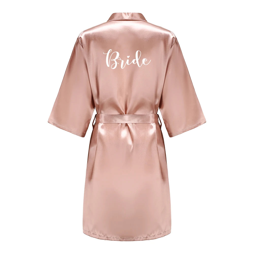 Rose Gold Bridal Party Robes