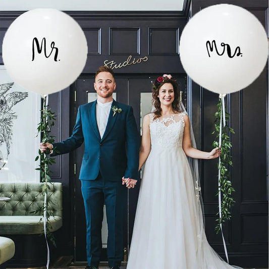 Giant Mr & Mrs Balloons