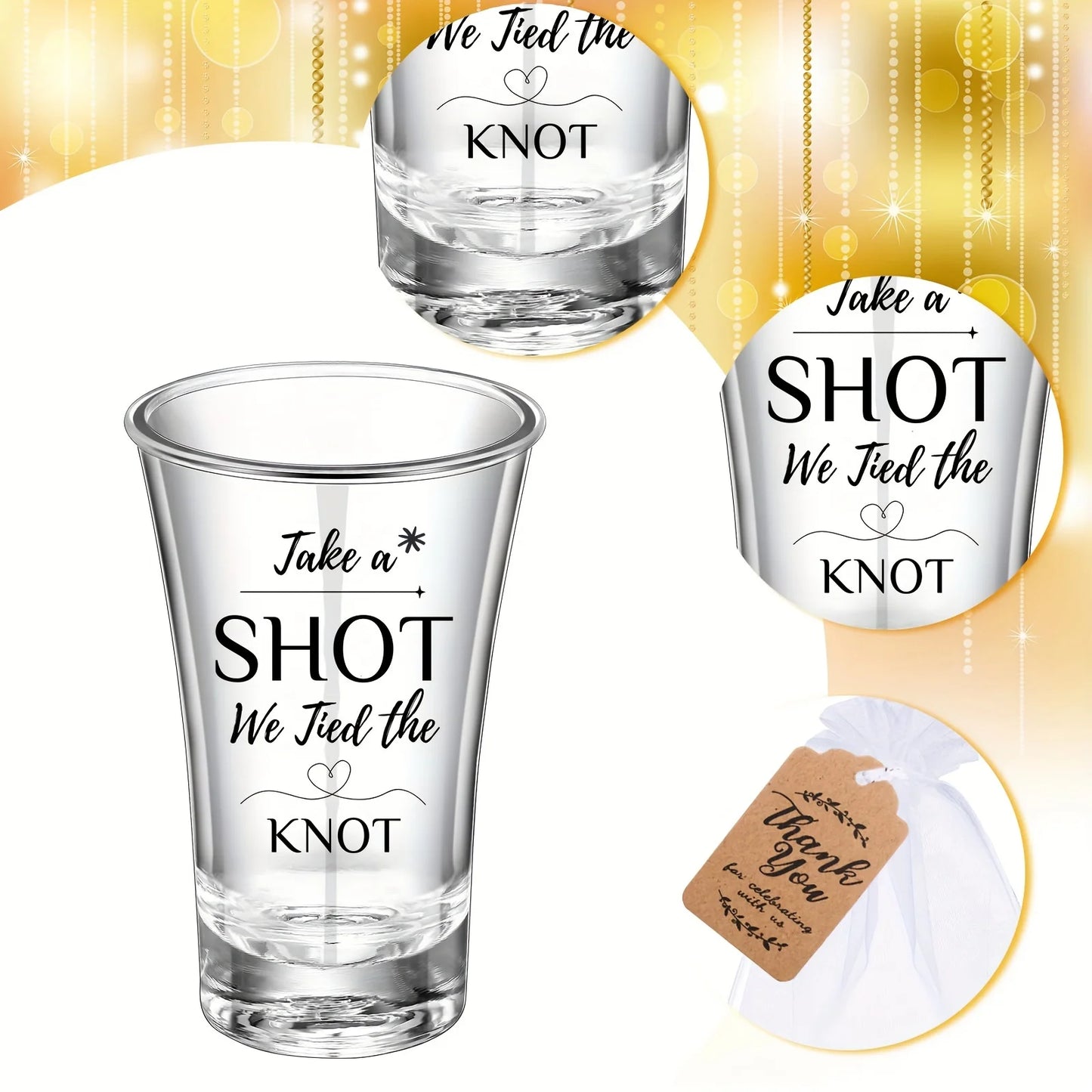 Shot Glass Wedding Favour Sets