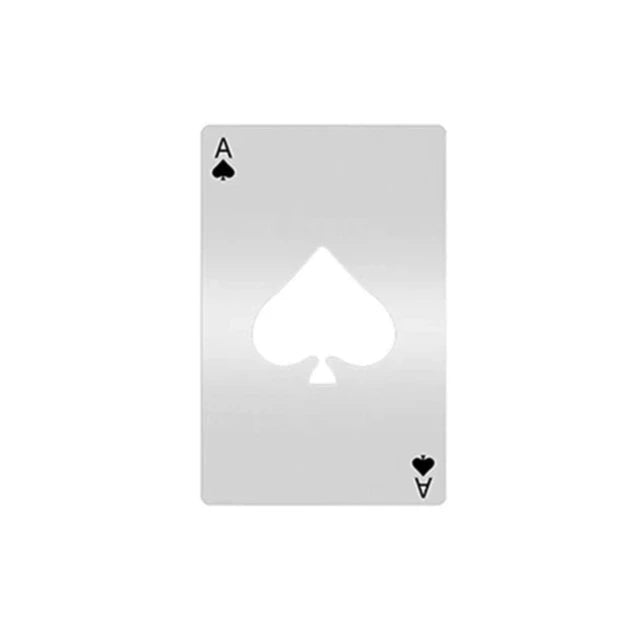 10 'Ace of Spades' Bottle Opener Wedding Favours