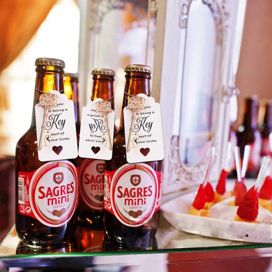 50 Key Bottle Opener Wedding Favours Sets