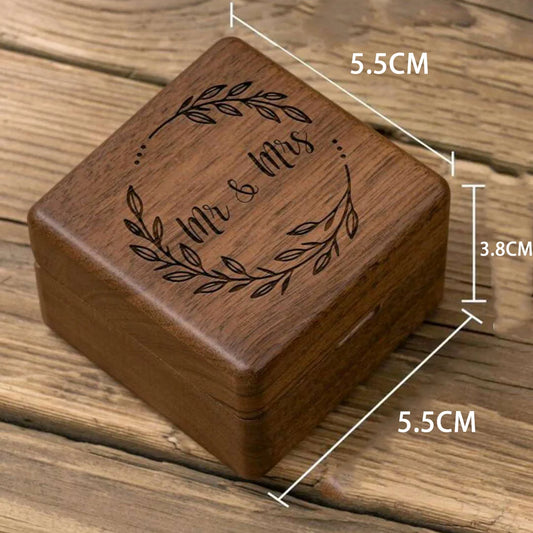 Wedding Ring Wooden Box