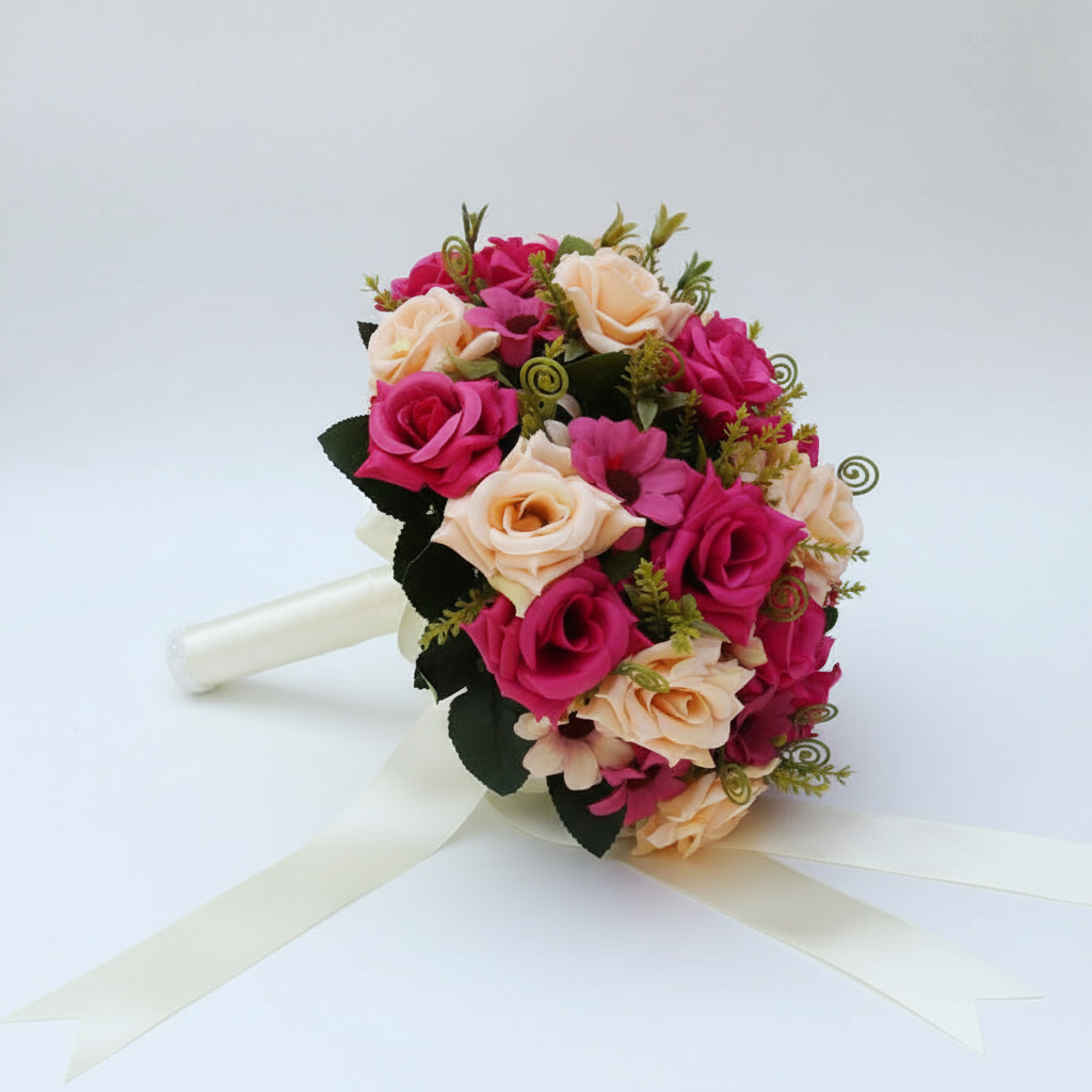 Pink & Champagne Wedding Bouquet