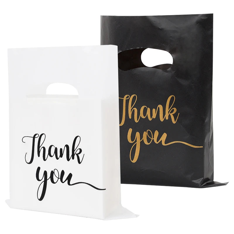 White and black wedding favour gift bags