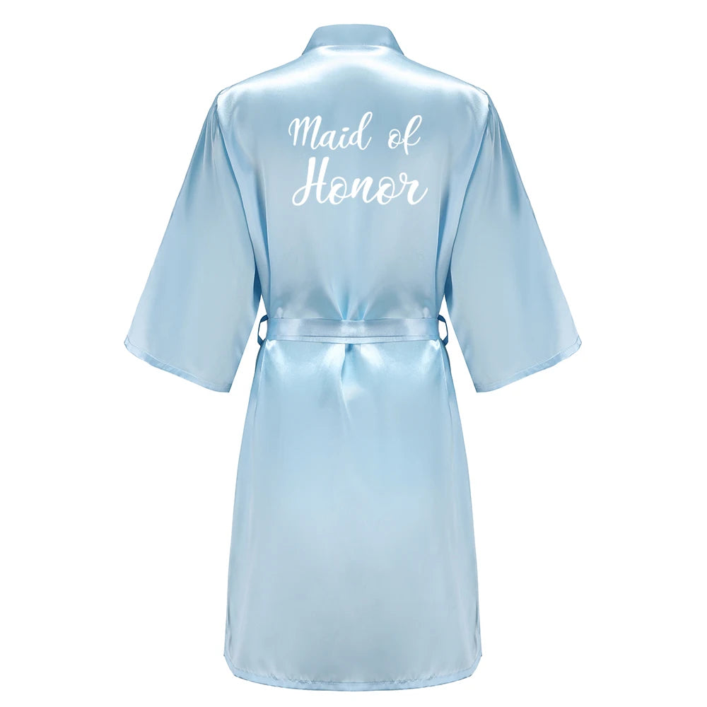 Light Blue Bridal Party Robes