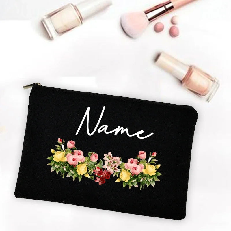 Personalised Bridal Party Make Up Bag