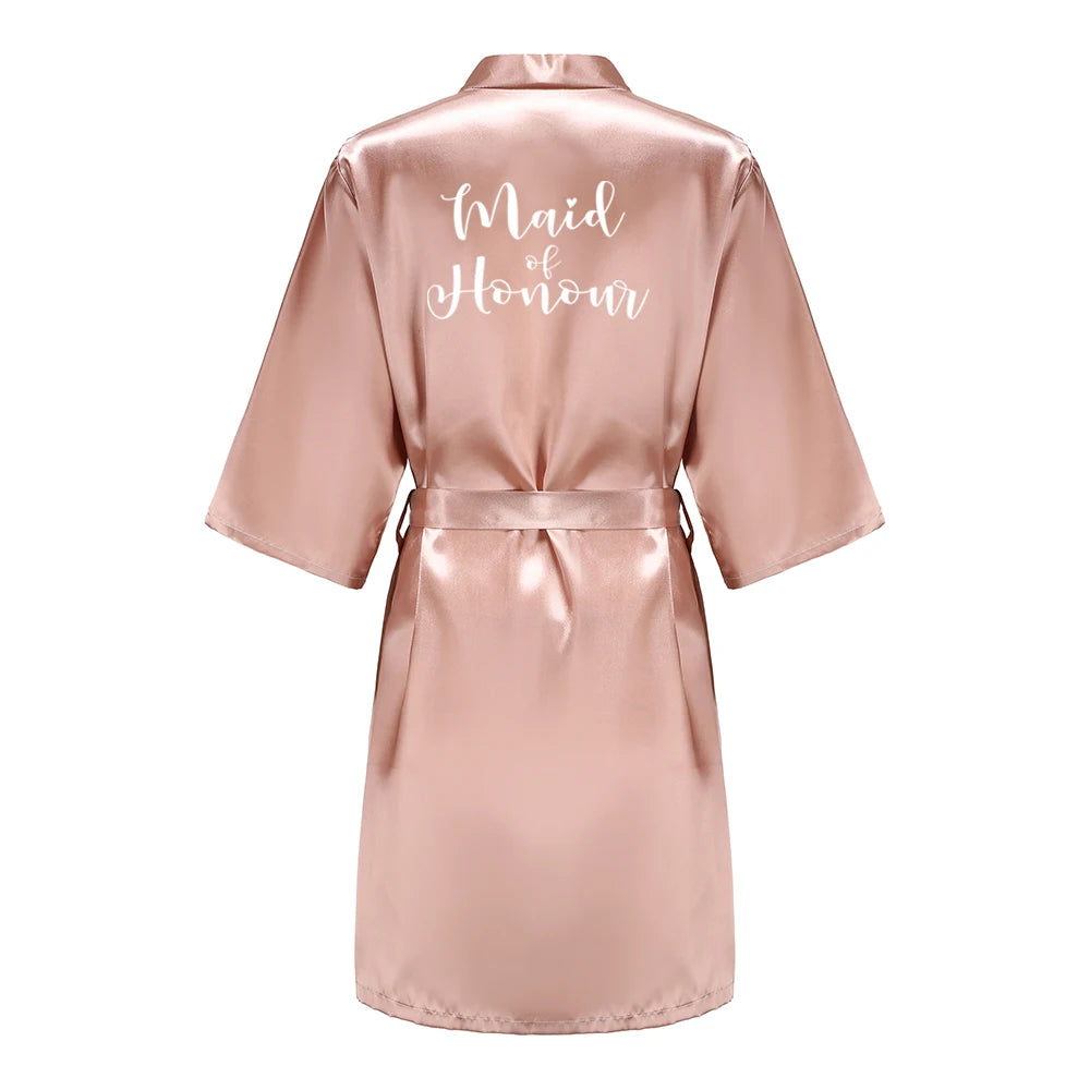 Rose Gold Bridal Party Robes
