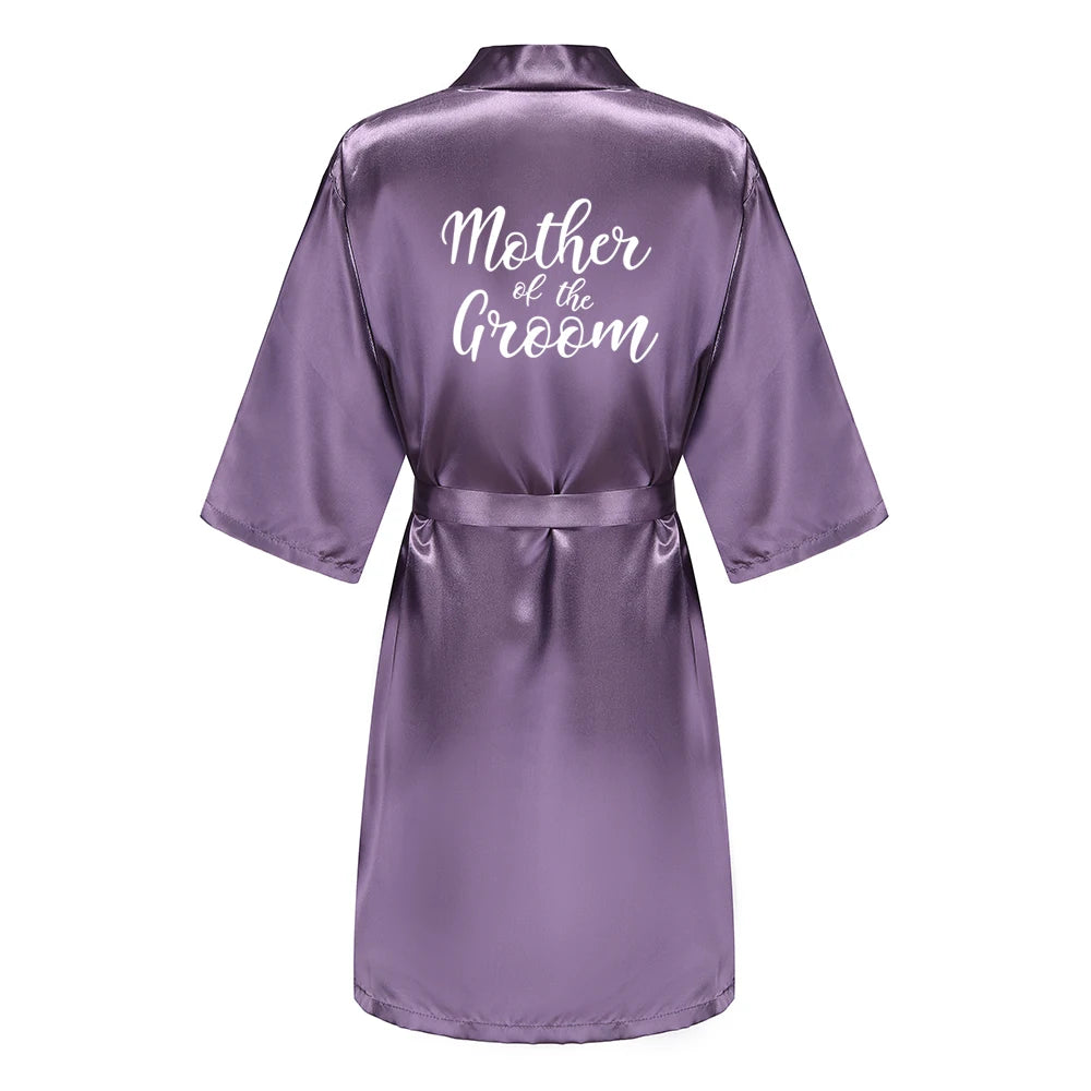 Mauve Bridal Bridal Party Robes