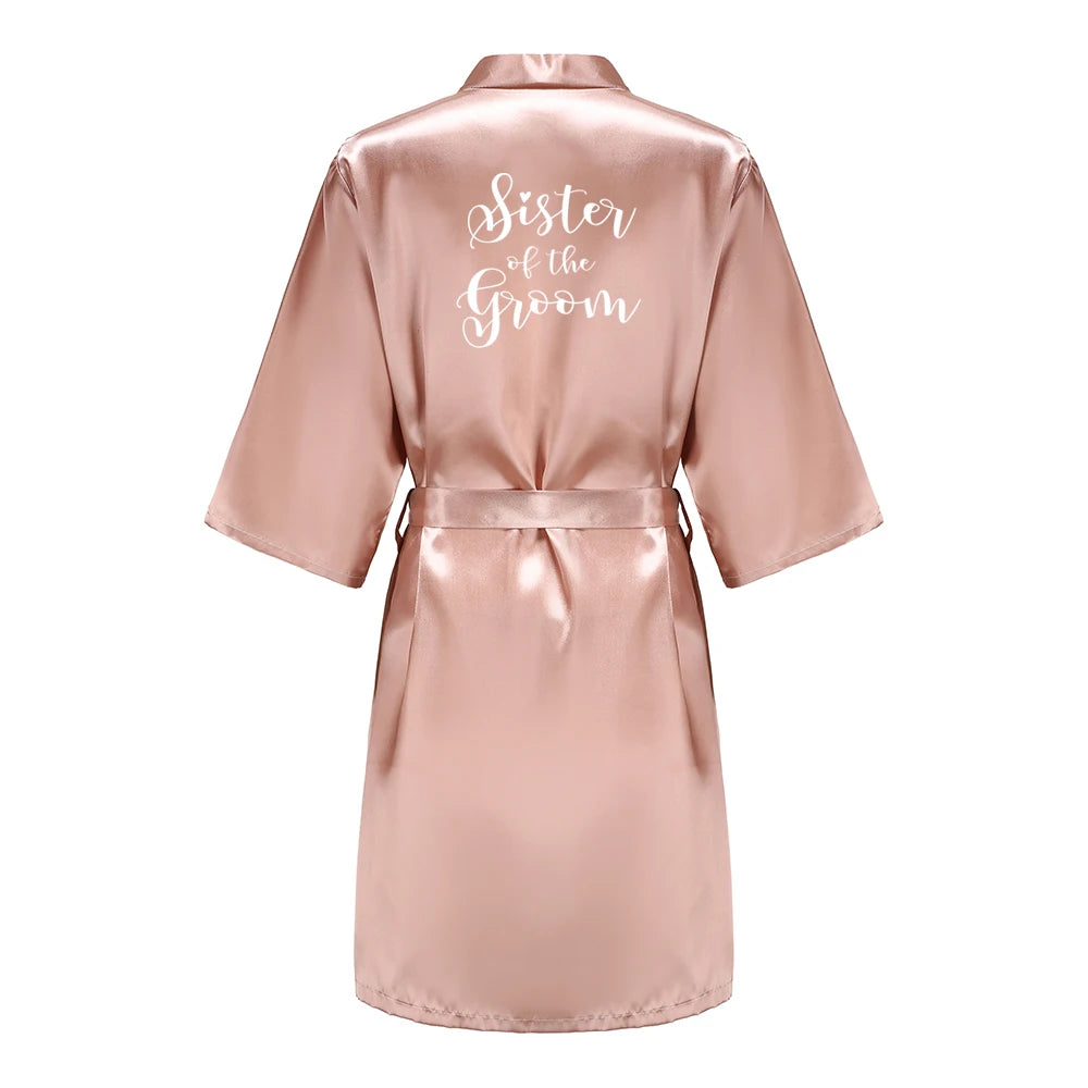 Rose Gold Bridal Party Robes