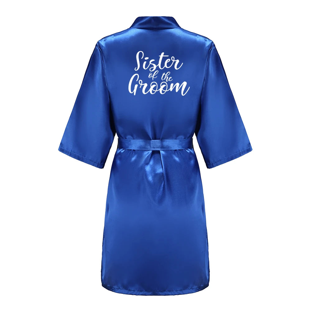 Royal Blue Bridal Party Robes