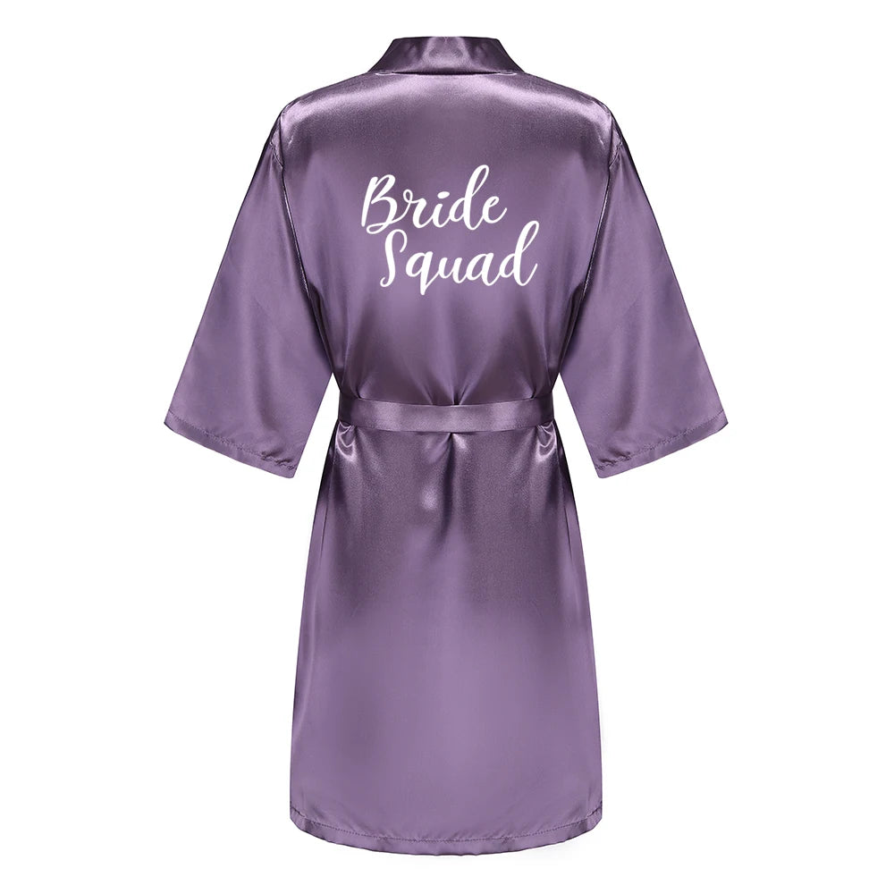 Mauve Bridal Bridal Party Robes