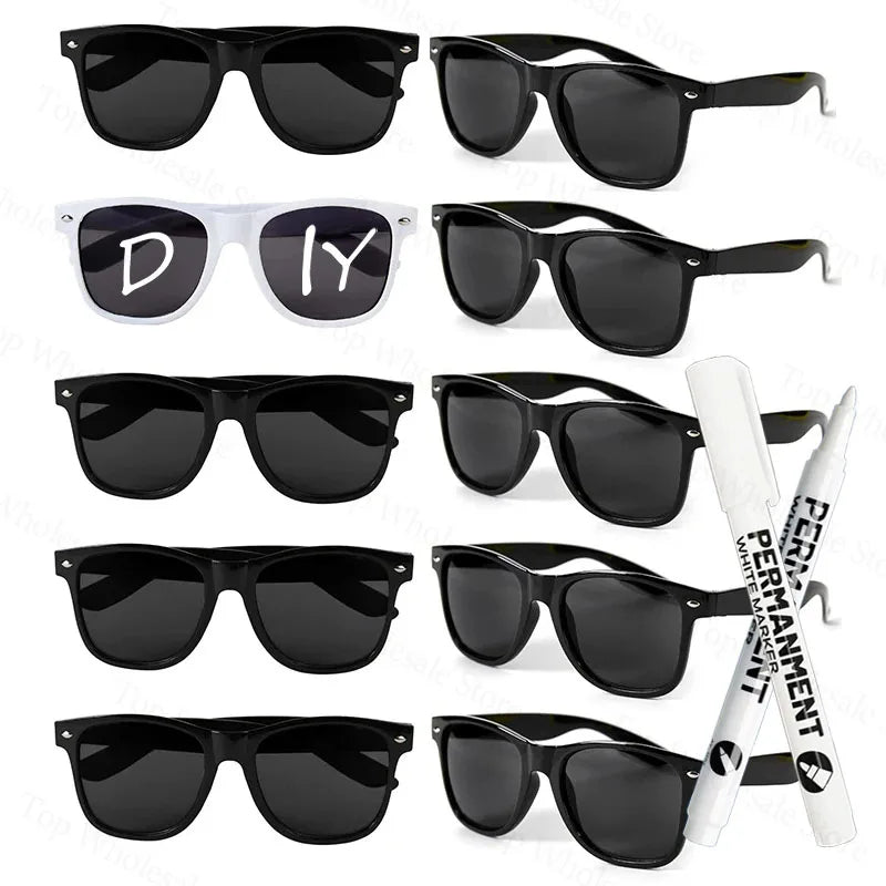 DIY Personalise Sunglasses Wedding Favours