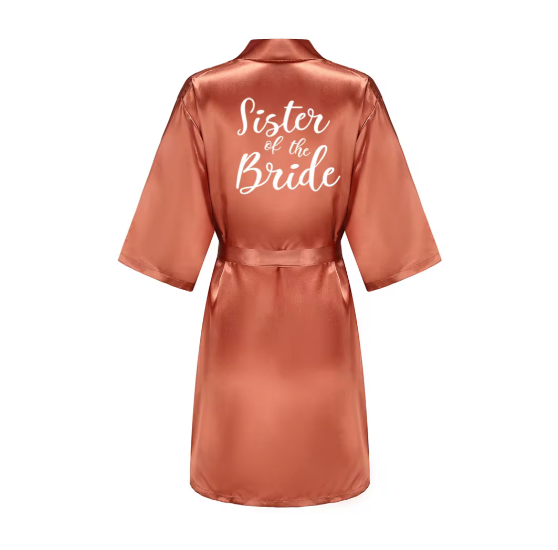 Burnt Orange Bridal Party Robes