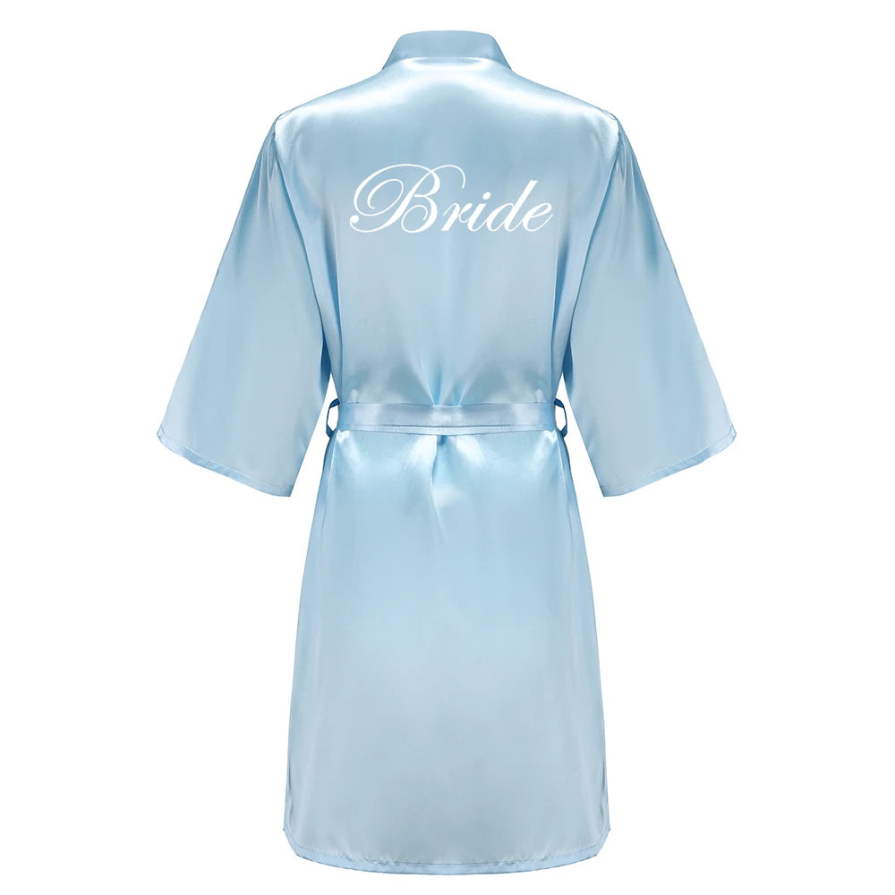 Light Blue Bridal Party Robes