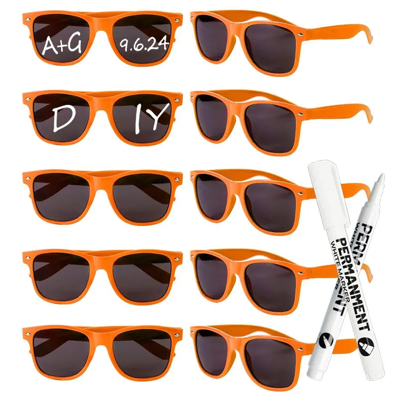 DIY Personalise Sunglasses Wedding Favours