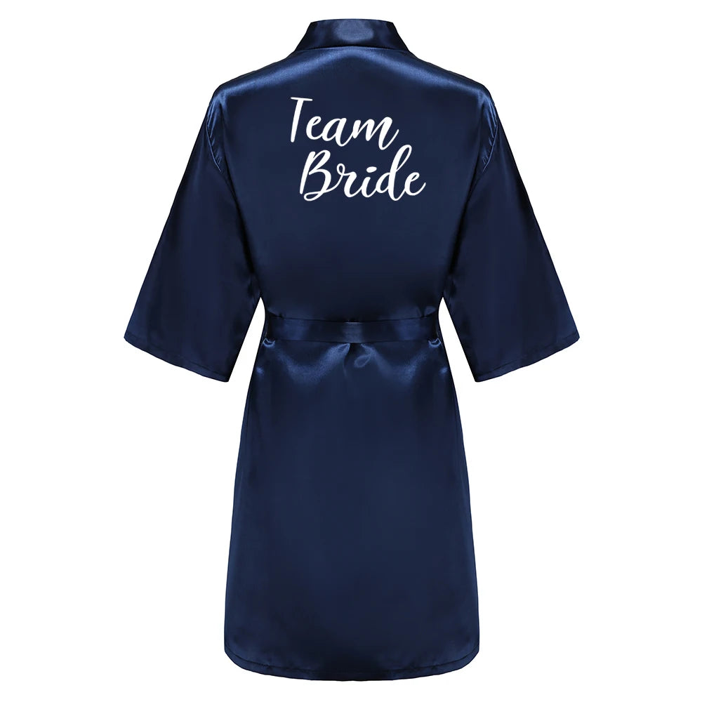 Navy Blue Bridal Party Robes