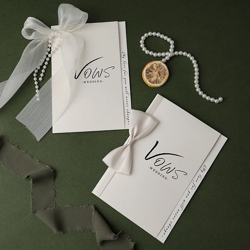 Wedding Vows Cards