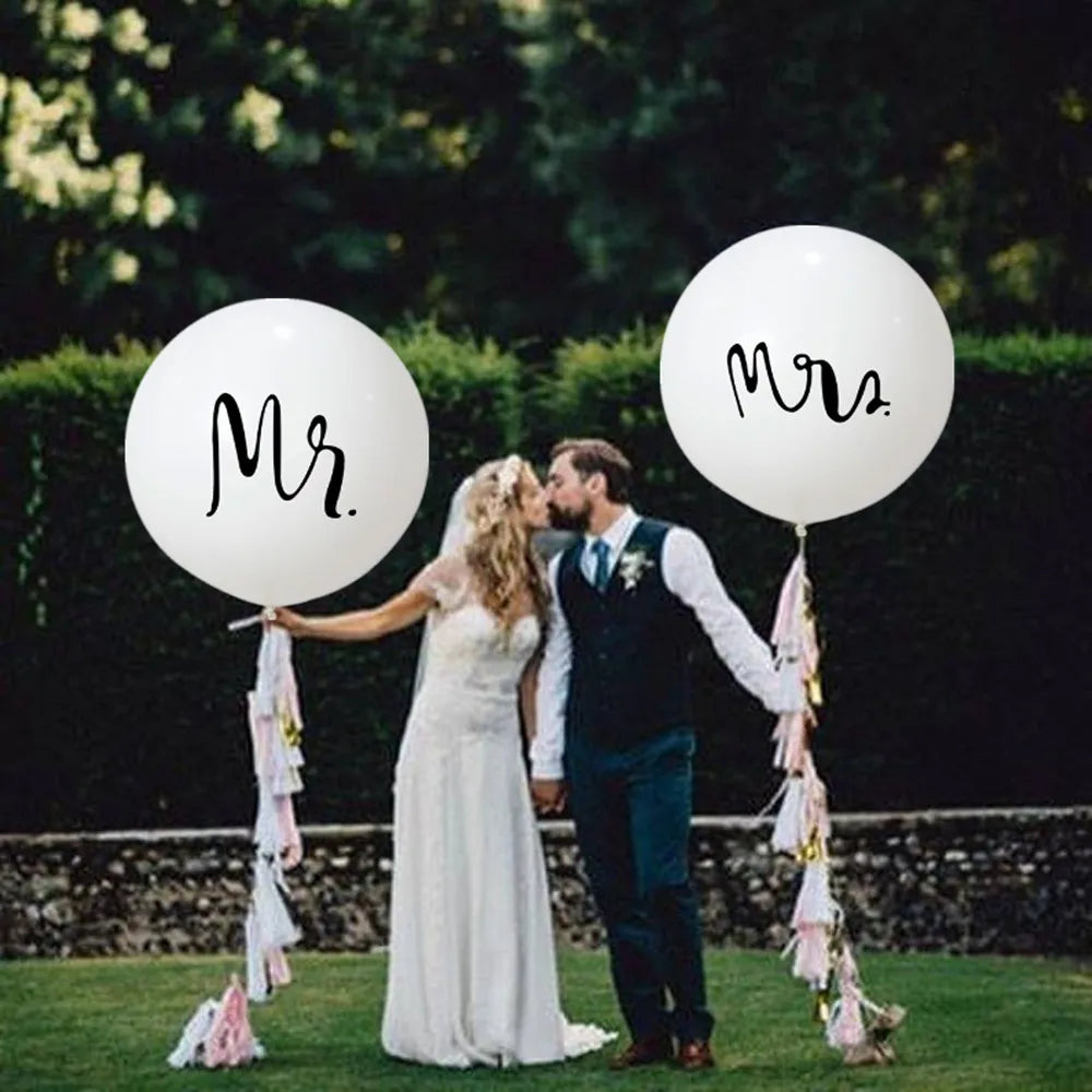 Giant Mr & Mrs Balloons