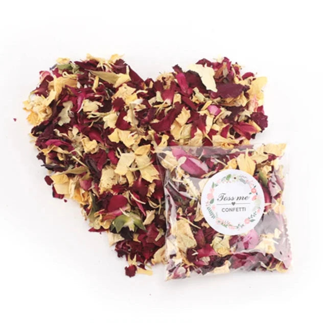 Pack Of Biodegradable Flower Petal Wedding Confetti