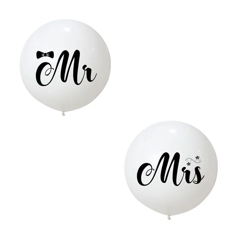 Giant Mr & Mrs Balloons