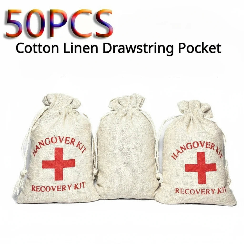 ‘Hangover Recovery Kit’ Wedding Favour Bags