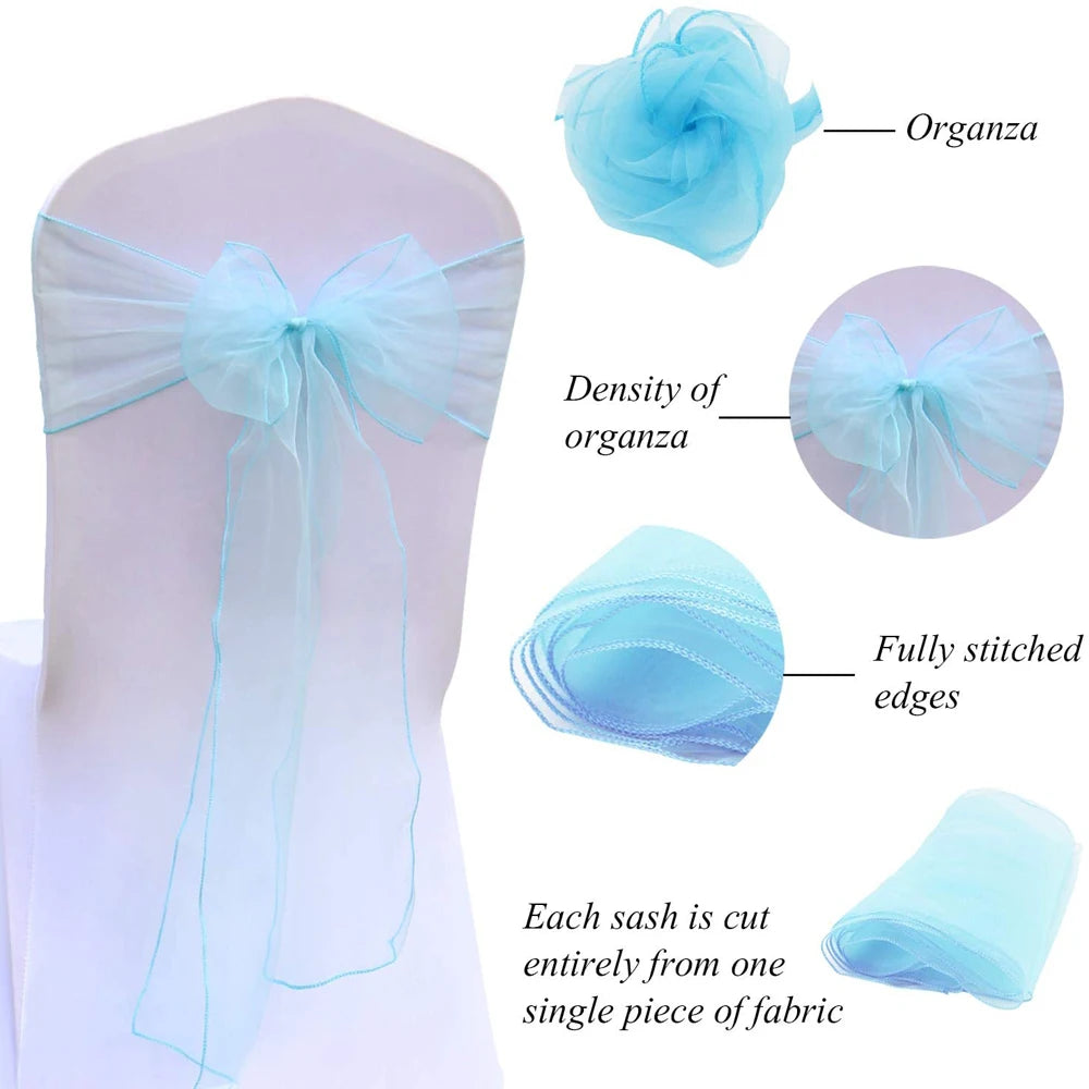 10 Chair Sash Sets