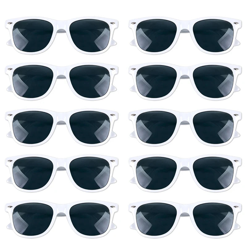 10 Heart Shaped Glasses Wedding Favour Pack