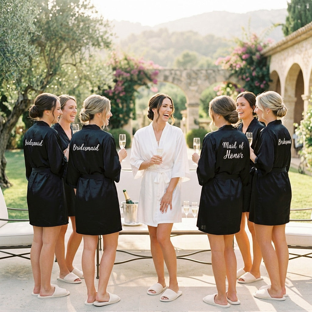 black bridesmaid dressing gown Mismatched Black Mermaid Sweetheart Cheap Long Custom Bridesmaid Dress MarryLover